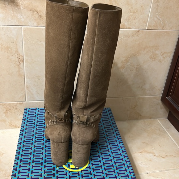 Tory Burch Contraire 90MM suede knee boots - Picture 7 of 16